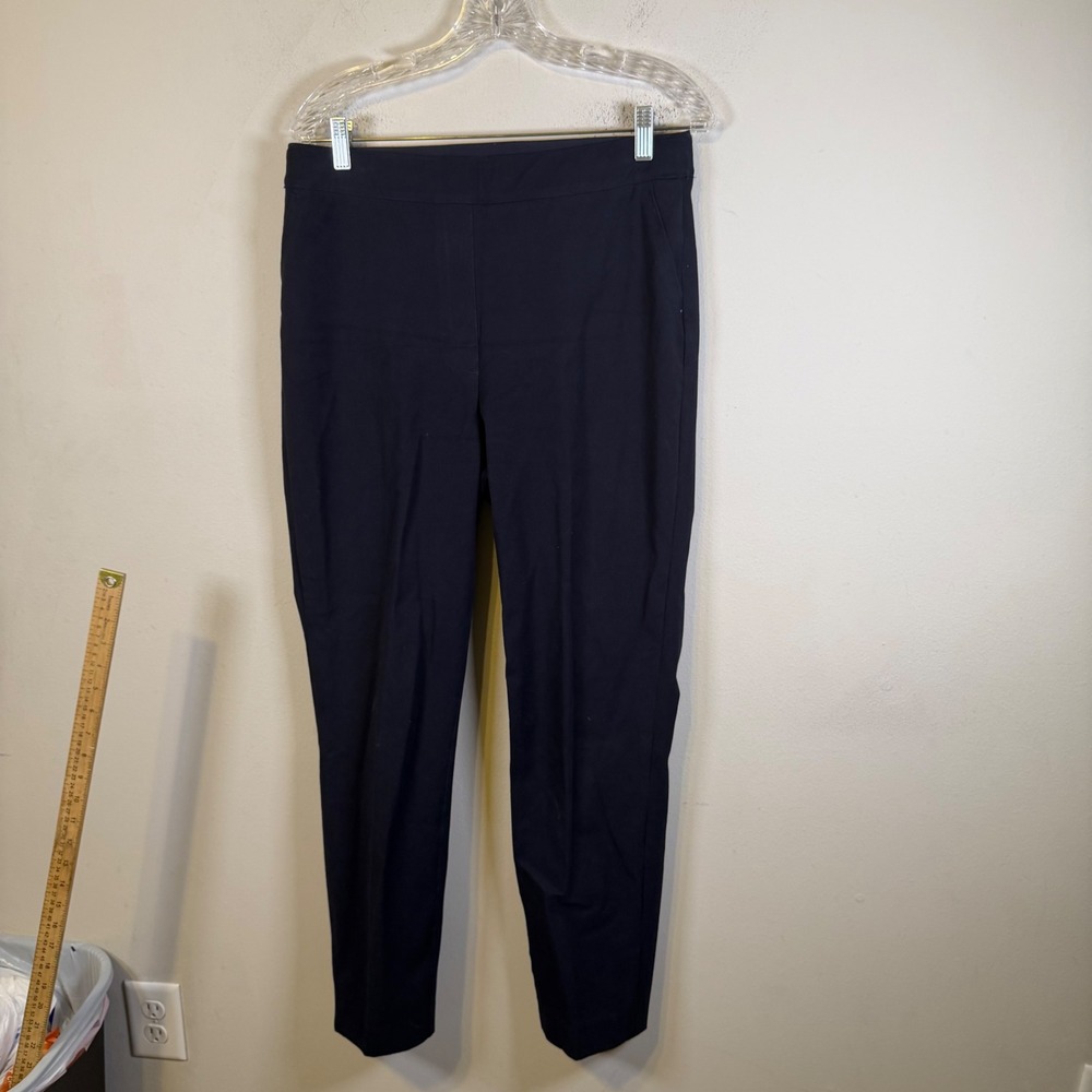 Spanx Womens Pants The Perfect Pant Polished Navy Blue Size Large Tall